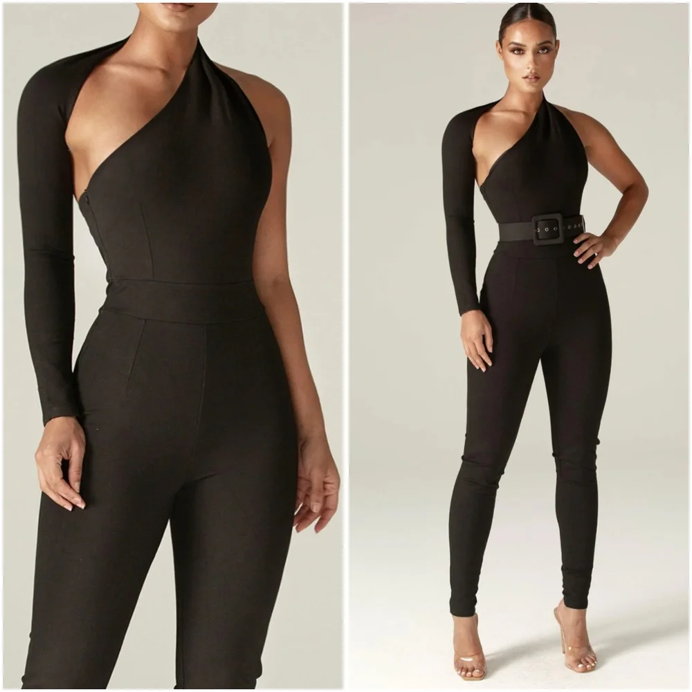 Alieva Dariya Modern Jumpsuit Black Small